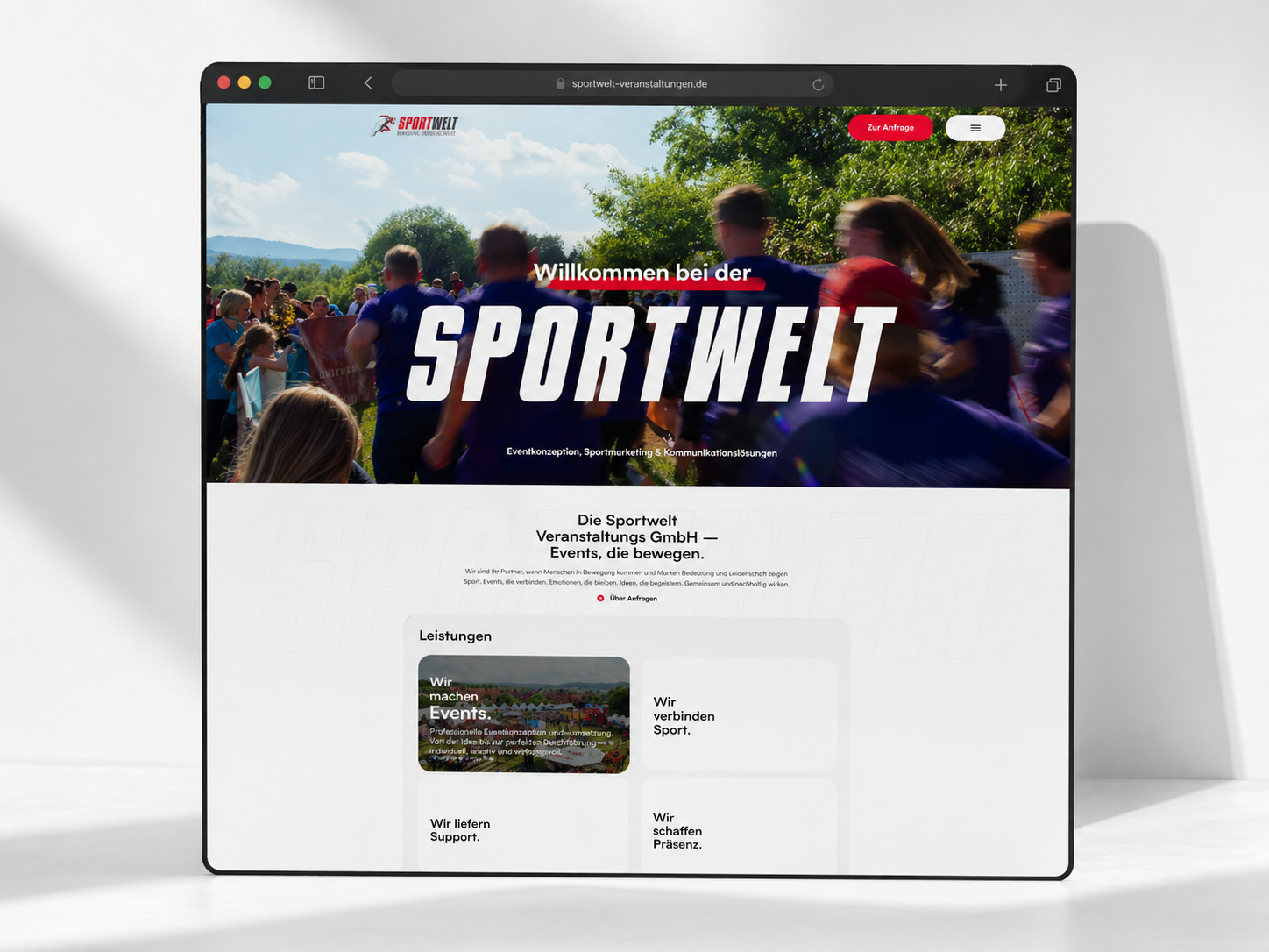 Screenshot Sportwelt GmbH